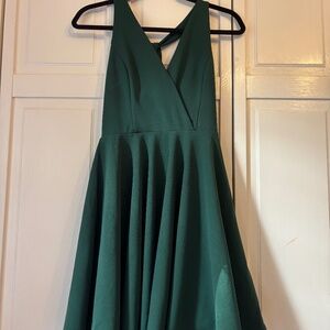 Lulus Green Mini Dress